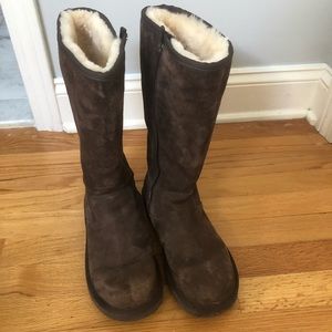 New, worn once UGG Chestnut Tall Boot size 9